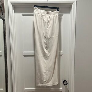 Lululemon Cream Wide Leg Track Pants